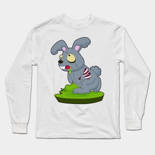 Rabbit Halloween Zombie Long Sleeve T-Shirt